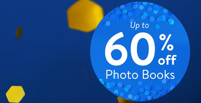 Up to 60% off Photo Books